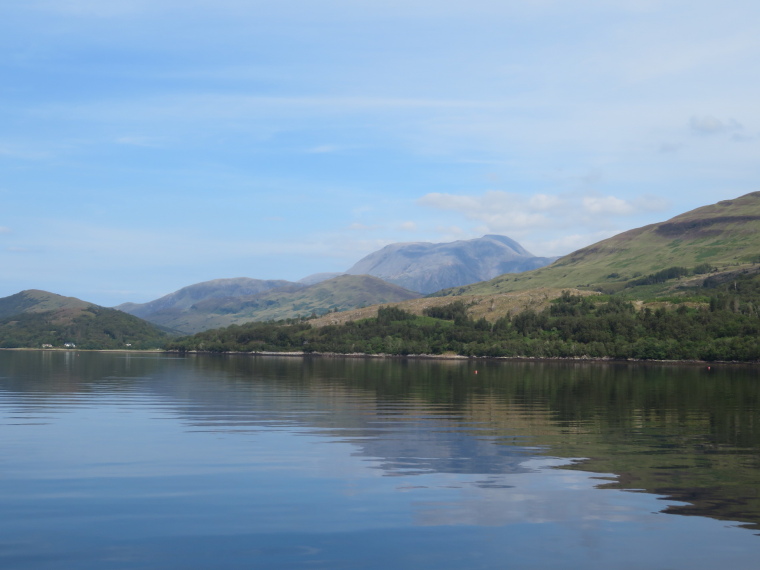 United Kingdom Scotland SW Highlands, Ben Nevis, Ben Nevis from the sea, Walkopedia