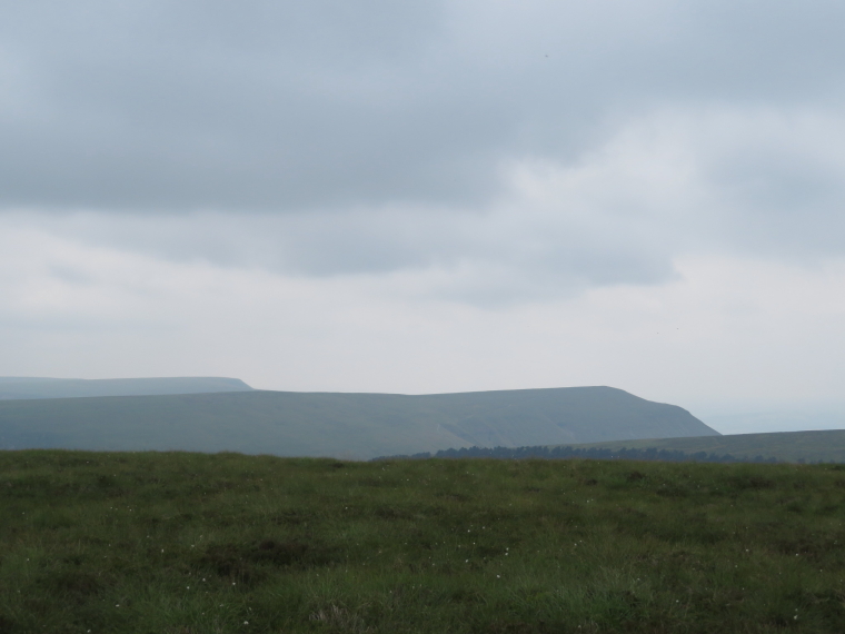 United Kingdom Wales Black Mountains, Black Mountains, Black Mt ridges running to northern termini, from Hatterrall ridge, Walkopedia