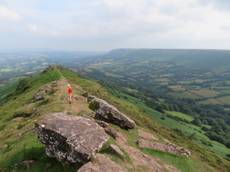 United Kingdom Wales Black Mountains, Black Mountains, Along Black Hill ridge, Walkopedia