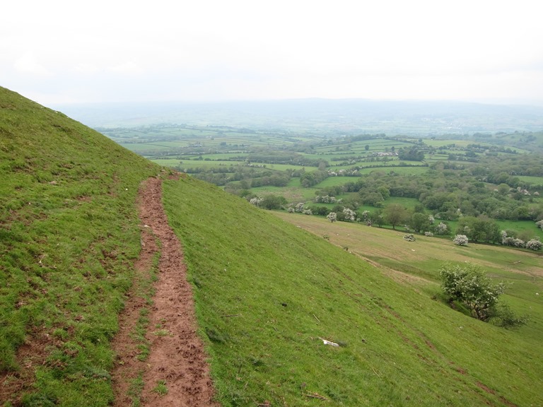 United Kingdom Wales Black Mountains, Castell Dinas and Rhiangoll Valley, , Walkopedia