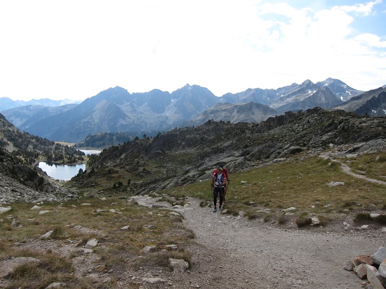 France Pyrenees, GR10, Neouvielle,  just below Col de Madamete, Walkopedia