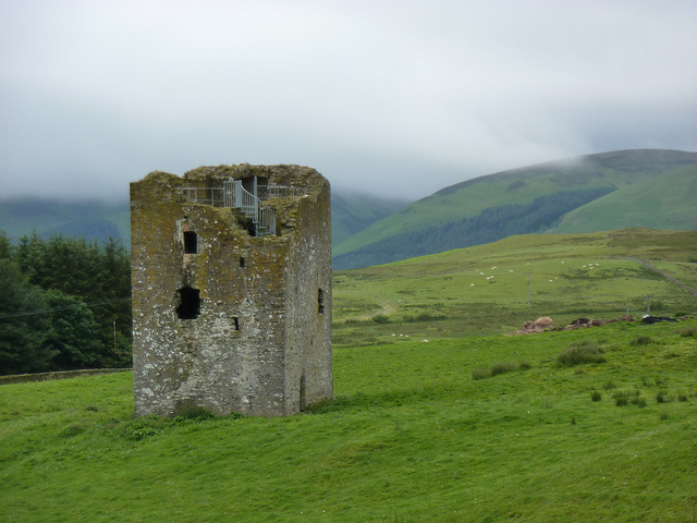 United Kingdom Scotland Borders, The Borders, Southern Uplands Way - Dryhope Tower , Walkopedia