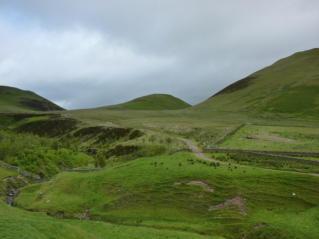 United Kingdom Scotland Borders, The Borders, Southern Uplands Way - View from the top of Dryhope Tower , Walkopedia