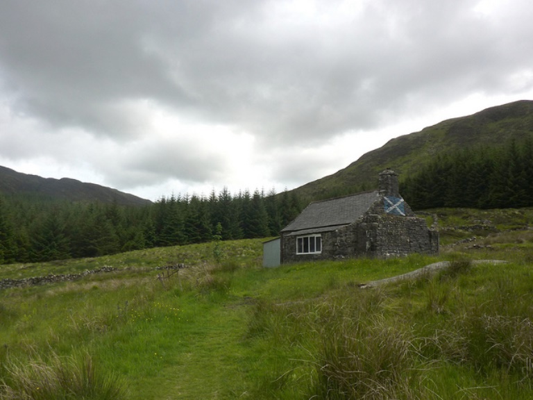 United Kingdom Scotland Borders, Southern Uplands Way, White Laggan Bothy, Walkopedia