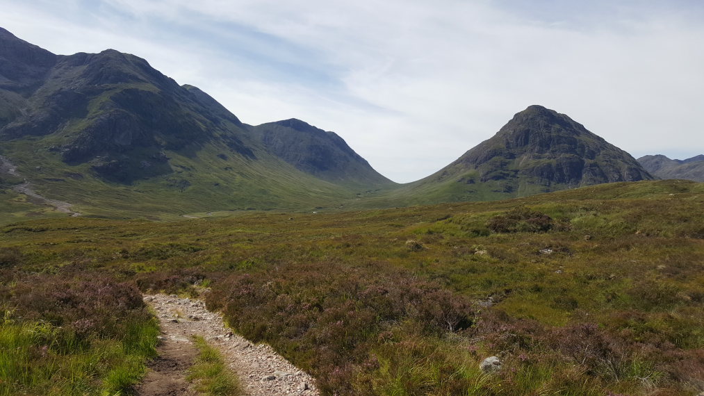 United Kingdom Scotland SW Highlands, West Highland Way, From climb towards Devil's Staircase, Walkopedia