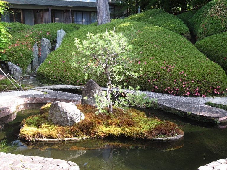 Kumano Kodo: Koya-san, Monastery guesthouse garden - © William Mackesy