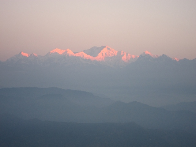 India Sikkim and nearby, Around Darjeeling, Kangchenjunga dawn, Walkopedia