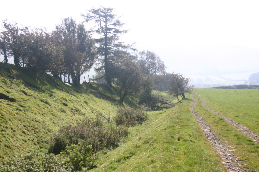 United Kingdom England/Wales, Offa's Dyke Path, The bank and ditch, Walkopedia