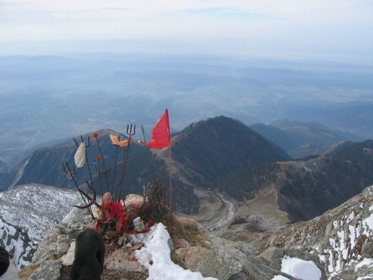 India NW:Himachal Pradesh, Indrahar Pass, Top of the pass, Walkopedia