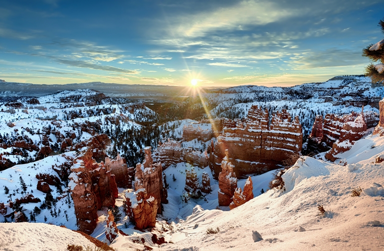 USA SW: Bryce Canyon, Bryce Canyon, Sunrise! What a Glorious Sunrise!, Walkopedia