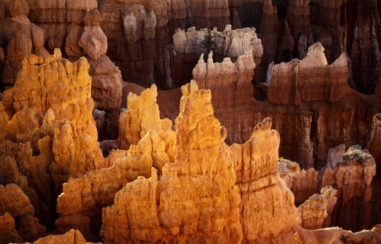 USA SW: Bryce Canyon, Bryce Canyon, Sunset at Bryce Canyon, Walkopedia