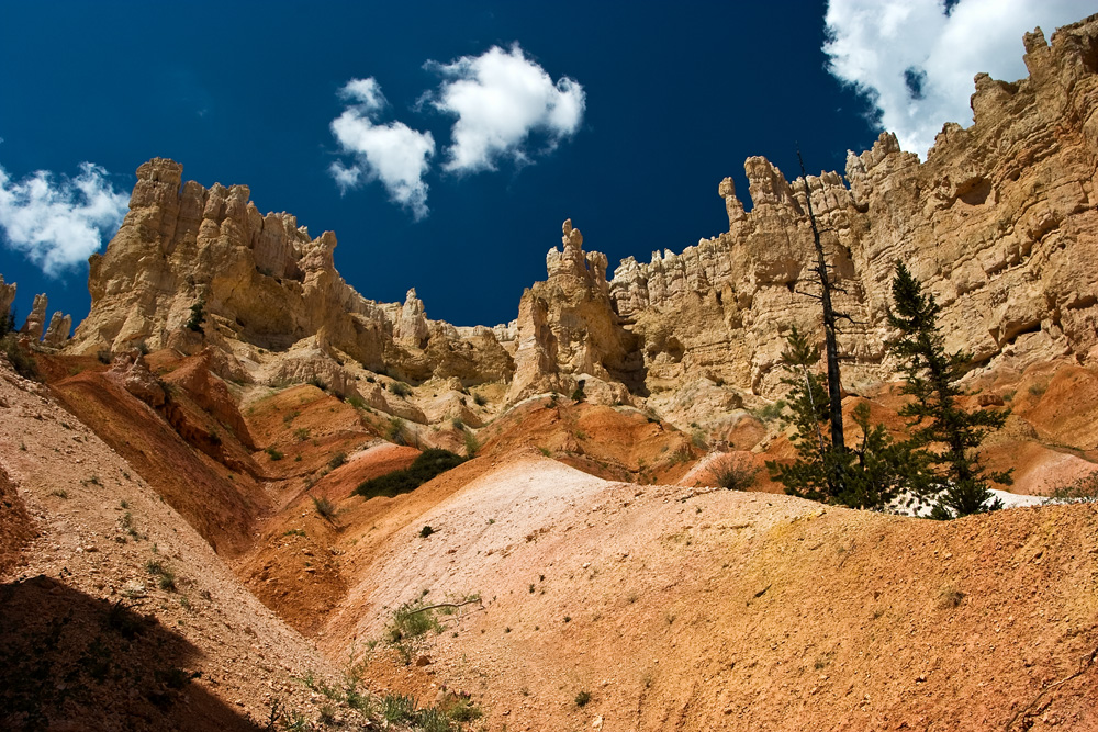 USA SW: Bryce Canyon, Peekaboo Trail, Looking up, Walkopedia