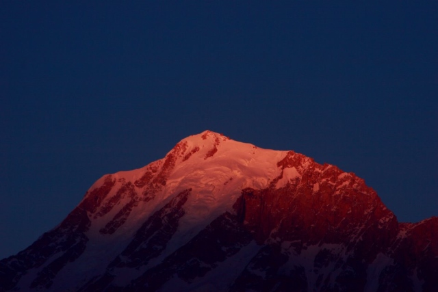 India NW:Himachal Pradesh, Kinnaur Kailash , Kinnaur Kailash sunset, Walkopedia