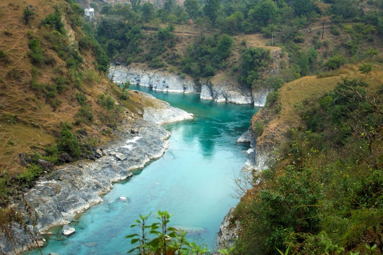 India NW: Uttarakhand/Kumaon, Saryu to Ram Ganga Valleys, Turquoise Ramganga, Thal II, Walkopedia