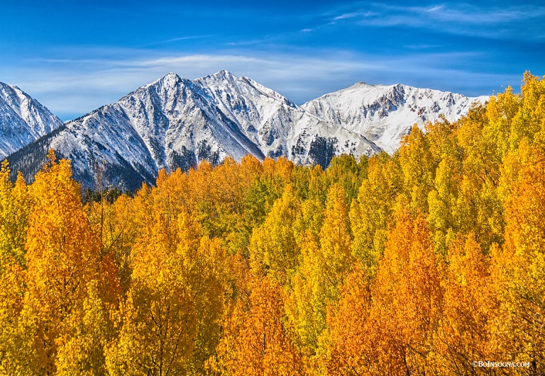 USA Western, Mounts Elbert and Massive, Colorado Rocky Mountain Autumn Beauty  , Walkopedia