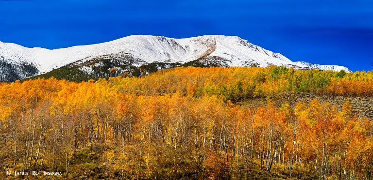 USA Western, Mounts Elbert and Massive, Colorado Rocky Mountain Independence Pass Autumn Pano, Walkopedia