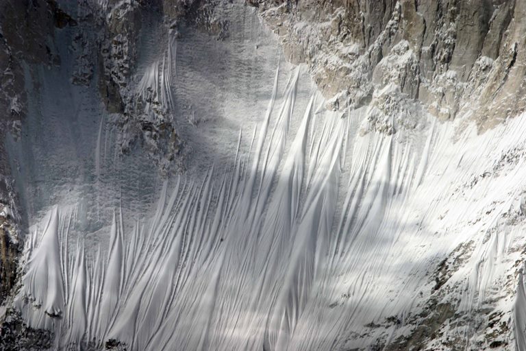 India NW: Uttarakhand/Garwhal, Source of the Ganges and Above, Patterns at Shivling , Walkopedia