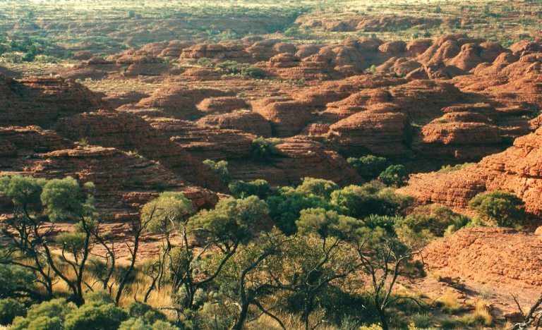 Australia Northern Territory, King's Canyon, hiltop formations , Walkopedia