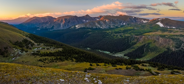 USA Western/Rocky Mountain NP, Rocky Mountain NP, View of Rocky Mountain National Park, Walkopedia