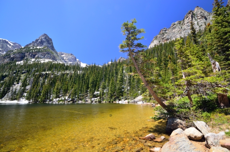 USA Western/Rocky Mountain NP, Odessa Lake, Odessa Lake looking Westward , Walkopedia