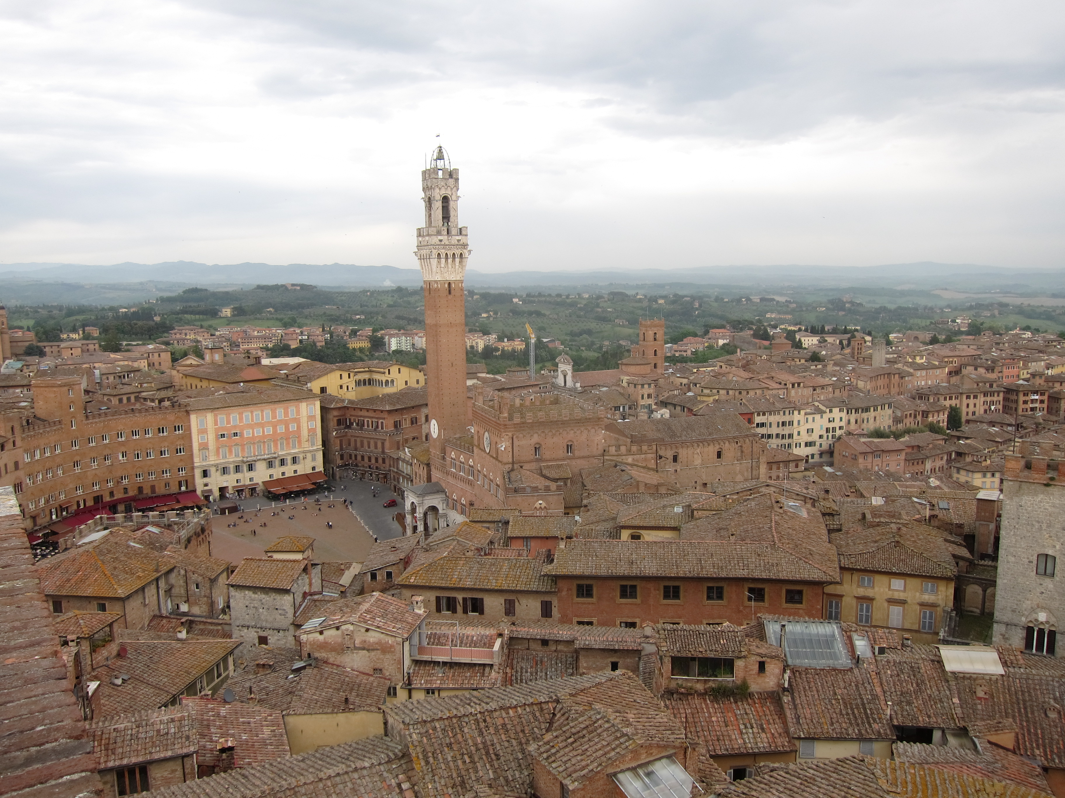 Via Francigena; San Gimignano to Montalcino: Siena from unfinished duomo  - © William Mackesy