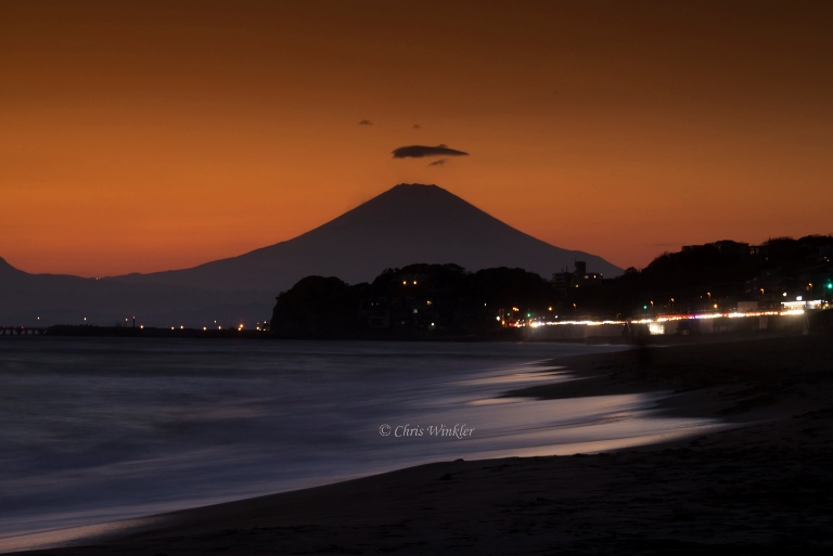 Japan Tokyo Region, Fuji-san (Mount Fuji) Area, Orange Sunset , Walkopedia