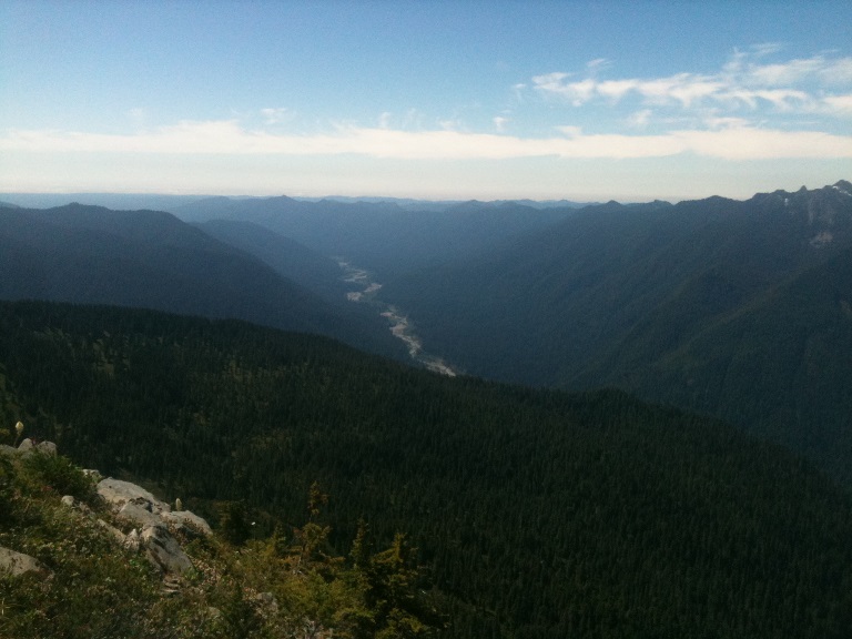 USA North-west/Olympic NP, Queets River Valley, Queets River Valley - moving west , Walkopedia