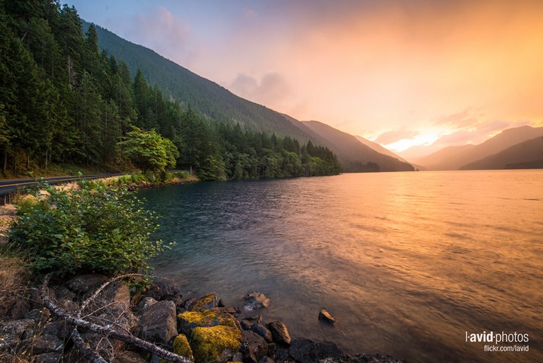 USA North-west/Olympic NP, Lake Crescent Area, Lake Crescent - Olympic National Park , Walkopedia