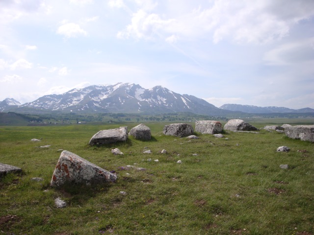 Montenegro, Durmitor National Park, Bogomil stecci - mediaeval tombstones , Walkopedia