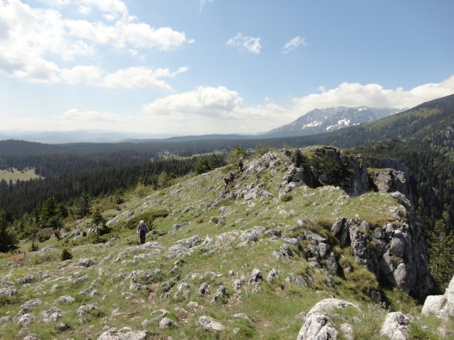 Montenegro, Durmitor National Park, Walking along the path along the edge of Tara River Canyon, Walkopedia