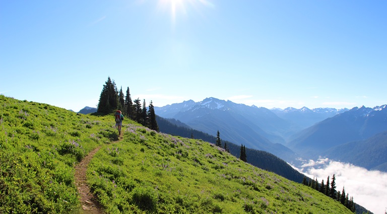 Reaching the High Divide - © daveynin flickr user The High Divide Loop: Reaching the High Divide - © daveynin flickr user