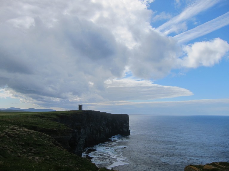 United Kingdom Scotland Orkney Islands, Marwick Head, South over Kitchener Memorial, Walkopedia