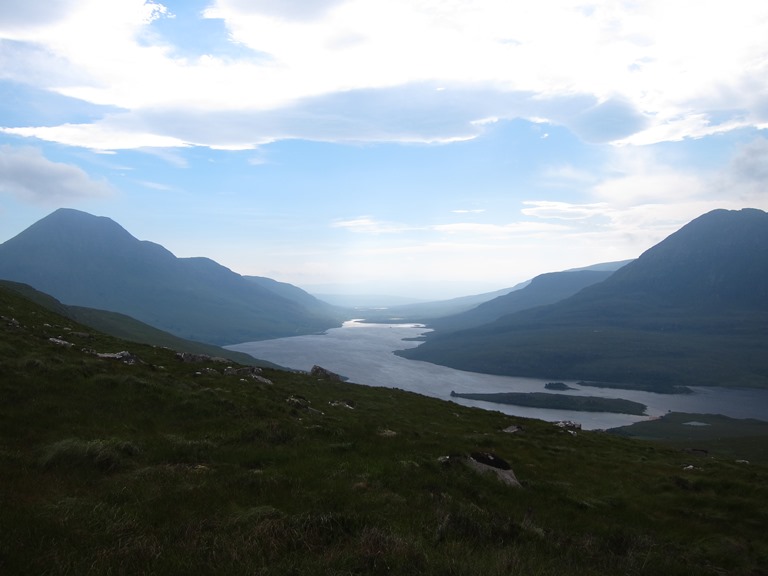 Stac Pollaidh: South-east Cul Beag and Loch Lurgainn - © William Mackesy
