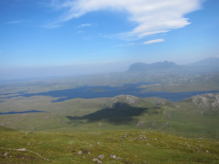 United Kingdom Scotland NW Highlands Assynt, Stac Pollaidh, Suilven from Stac Pollaidh, Walkopedia