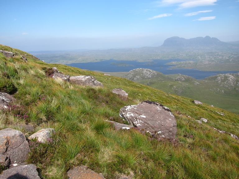 United Kingdom Scotland NW Highlands Assynt, Stac Pollaidh, Suilven from Stac Pollaidh, Walkopedia