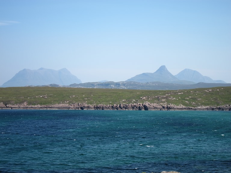 United Kingdom Scotland NW Highlands Assynt, Assynt Peninsula, East from Achnahaird, Walkopedia