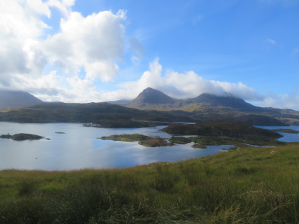 United Kingdom Scotland NW Highlands Assynt, Assynt Peninsula, Quinag from the north-east, Walkopedia