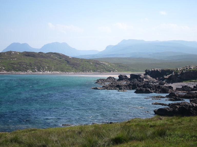 United Kingdom Scotland NW Highlands Assynt, Assynt Peninsula, East from Achnahaird, Walkopedia