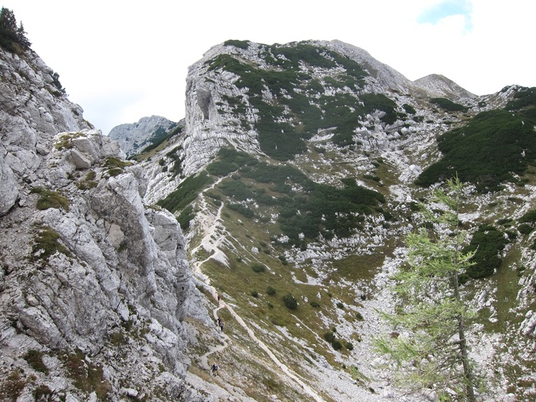 Slovenia Julian Alps, Lower Bohinj Ridge, Below Vogel, Walkopedia