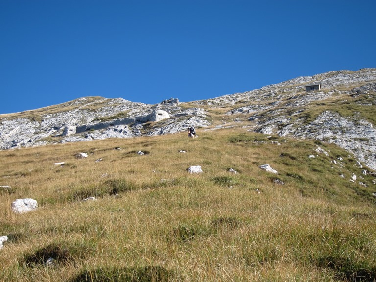 Slovenia Julian Alps, Lower Bohinj Ridge, Up to Vrh Planje fortifications, Walkopedia