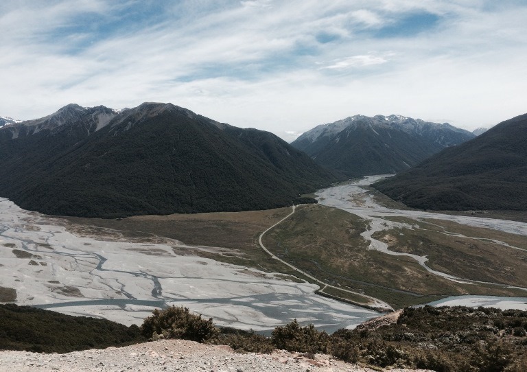 New Zealand South Island/Arthur's Pass Area, Arthur's Pass Area, The river bed, Walkopedia