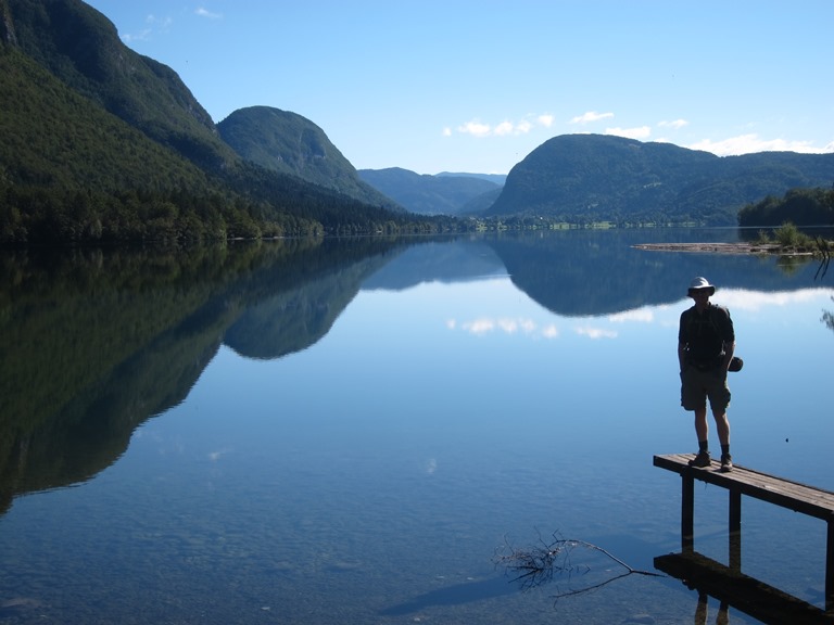 Slovenia Julian Alps, Lake Bohinj, Looking Down Lake Bohinj, Walkopedia