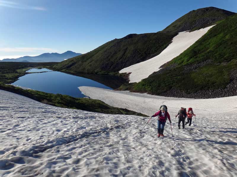 Hokkaido Walking 
Hisago-numa pond. Daisetsuzan© Walk Japan