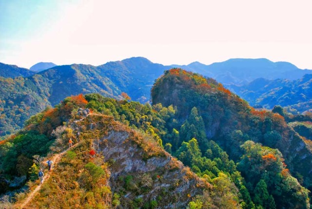 Japan Kyushu, Kunisaki Peninsula, Nakayama-senkyo ridge, Walkopedia