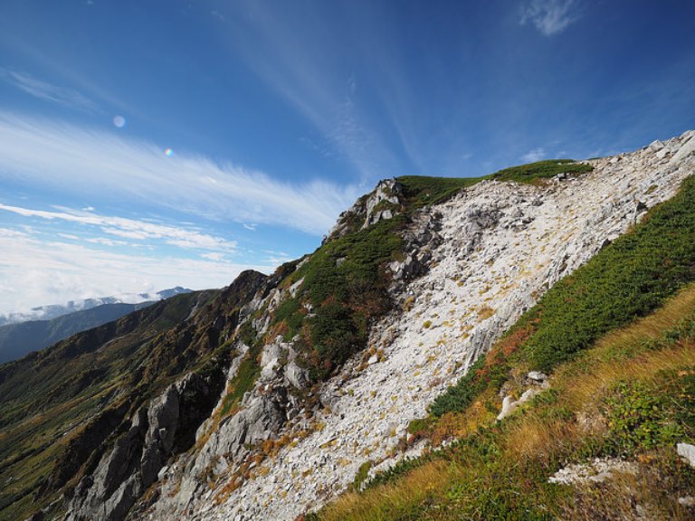 Japan Japanese Alps (Chubu), Kiso-Koma-ga-Take and Utsugi-dake loop, Senjojiki Cirque, Mt. Kiso-Komagatake, Walkopedia