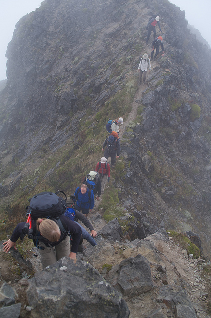 Ecuador Northern Andes: Otavalo Area, Cerro Imbabura, Single file only, Walkopedia