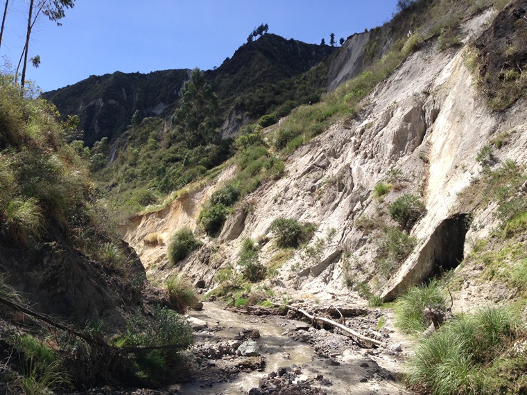 Ecuador Central Andes:Quilotoa Area, Lake Quilotoa to Chugchillan, Valley between Chugchilan and Guayama , Walkopedia