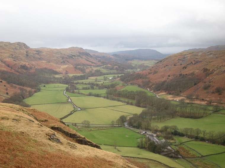 United Kingdom England Lake District, Langdale Valleys, Little Langdale valley, March, Walkopedia