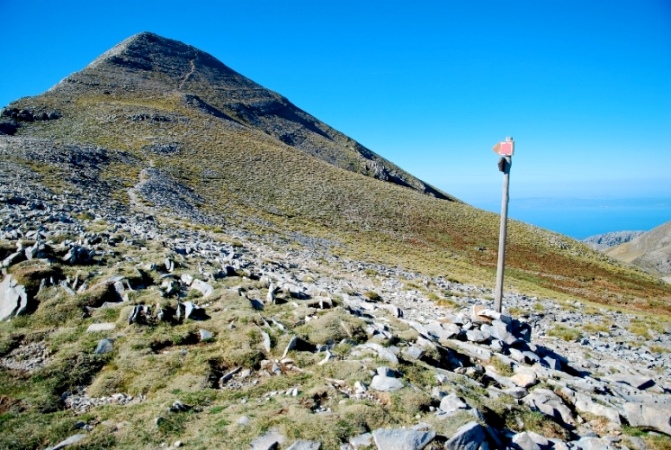 Greece Mt Taygetus and the Mani, Mt Taygetus and the Pendadhaktilo Ridge, Mt Taygetus, Walkopedia