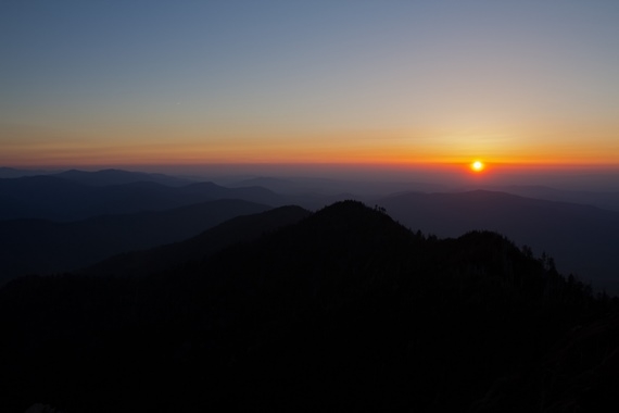 USA South, Mount le Conte, Great Smoky Mountains Sunset, Walkopedia